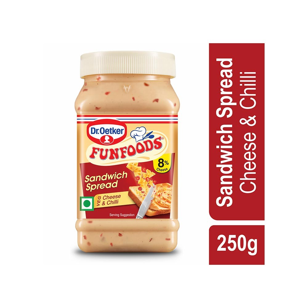 Dr. Oetker FunFoods Veg Cheese & Chilli Sandwich Spread