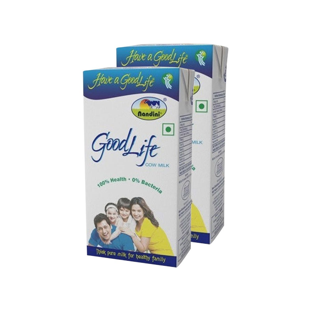 Nandini Good Life Toned Milk (Tetra Pak) - Pack of 2