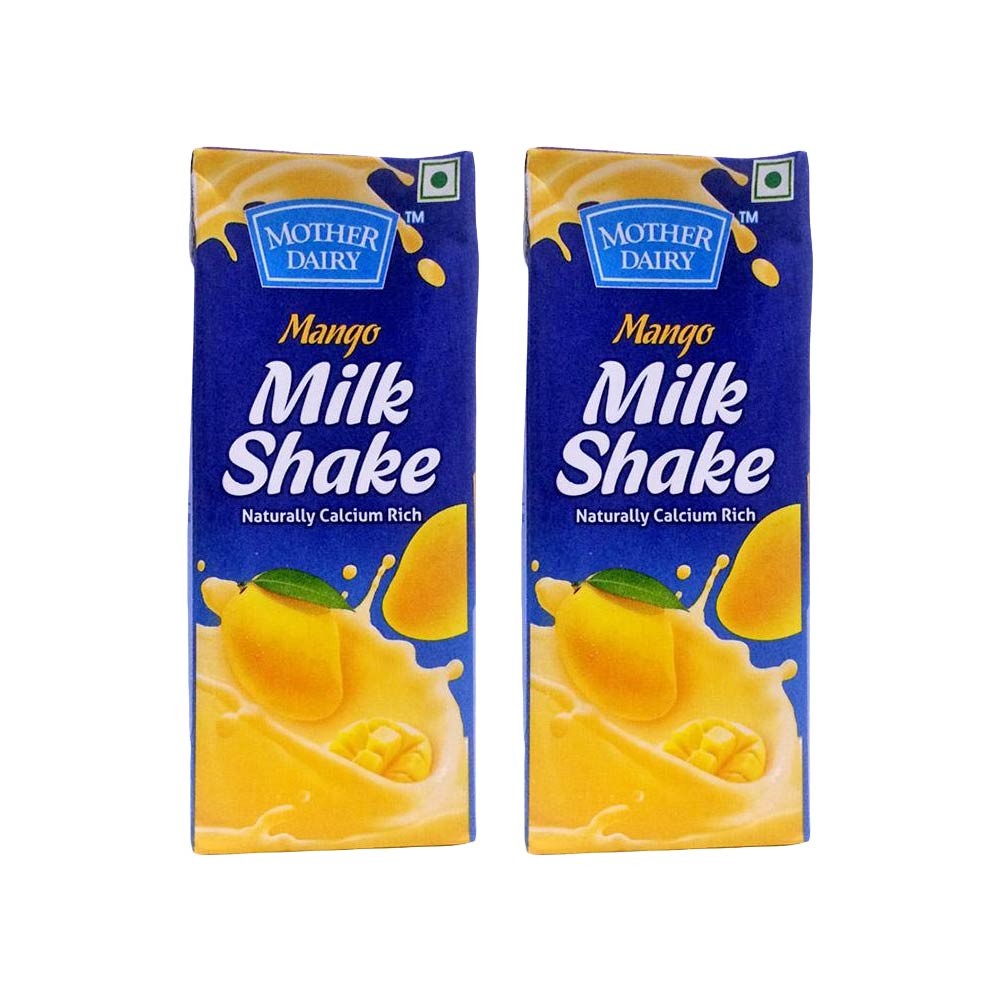 Mother Dairy Mango Milk Shake - Pack of 2