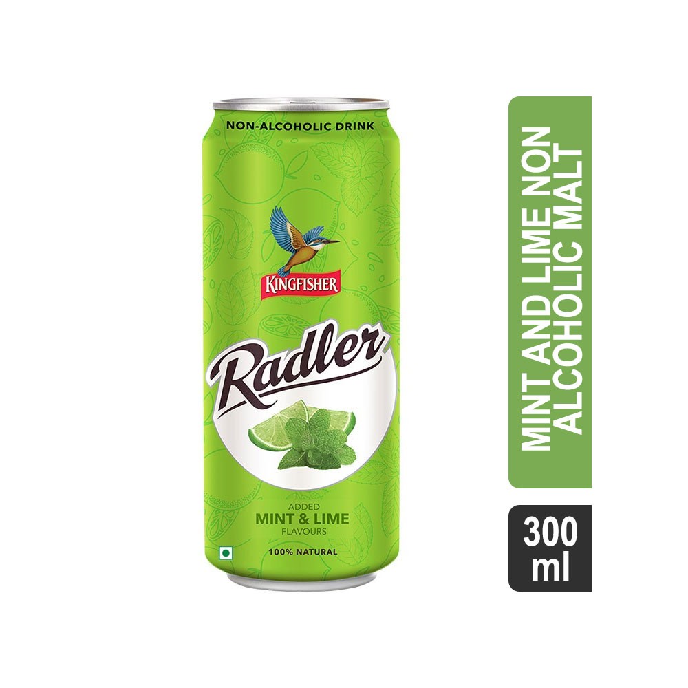 Kingfisher Radler Mint and Lime Non Alcoholic Malt (Can)