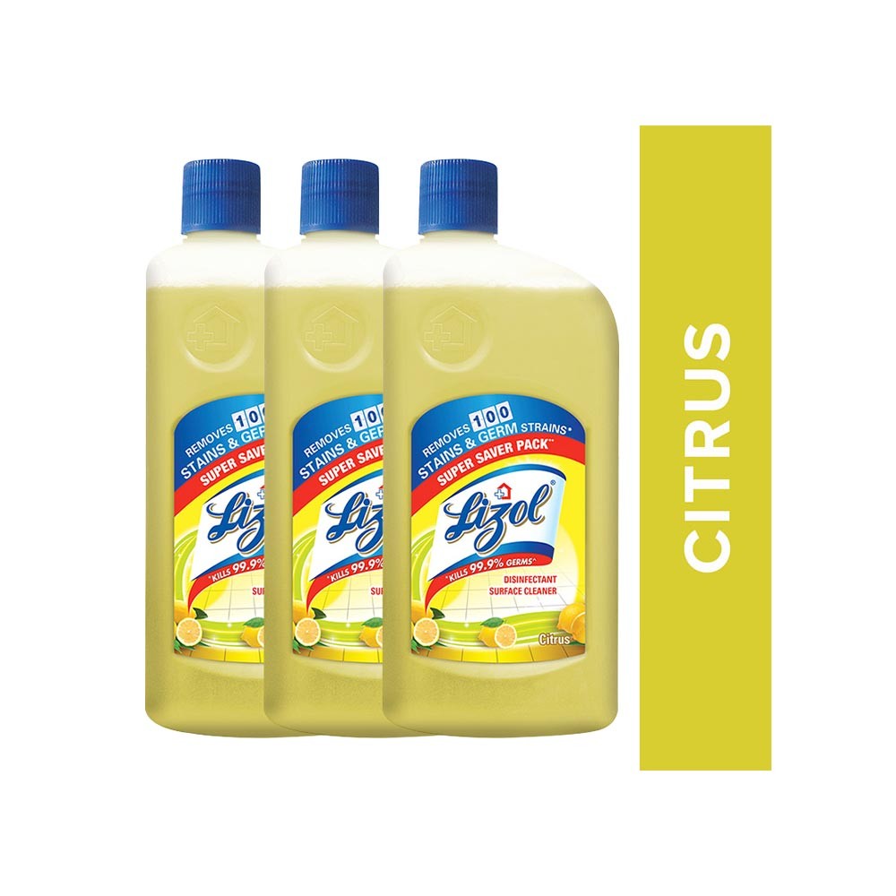 Lizol Citrus Floor Cleaner - Pack of 3