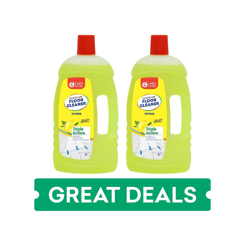 Grocered Happy Home Citrus Floor Cleaner - Pack of 2