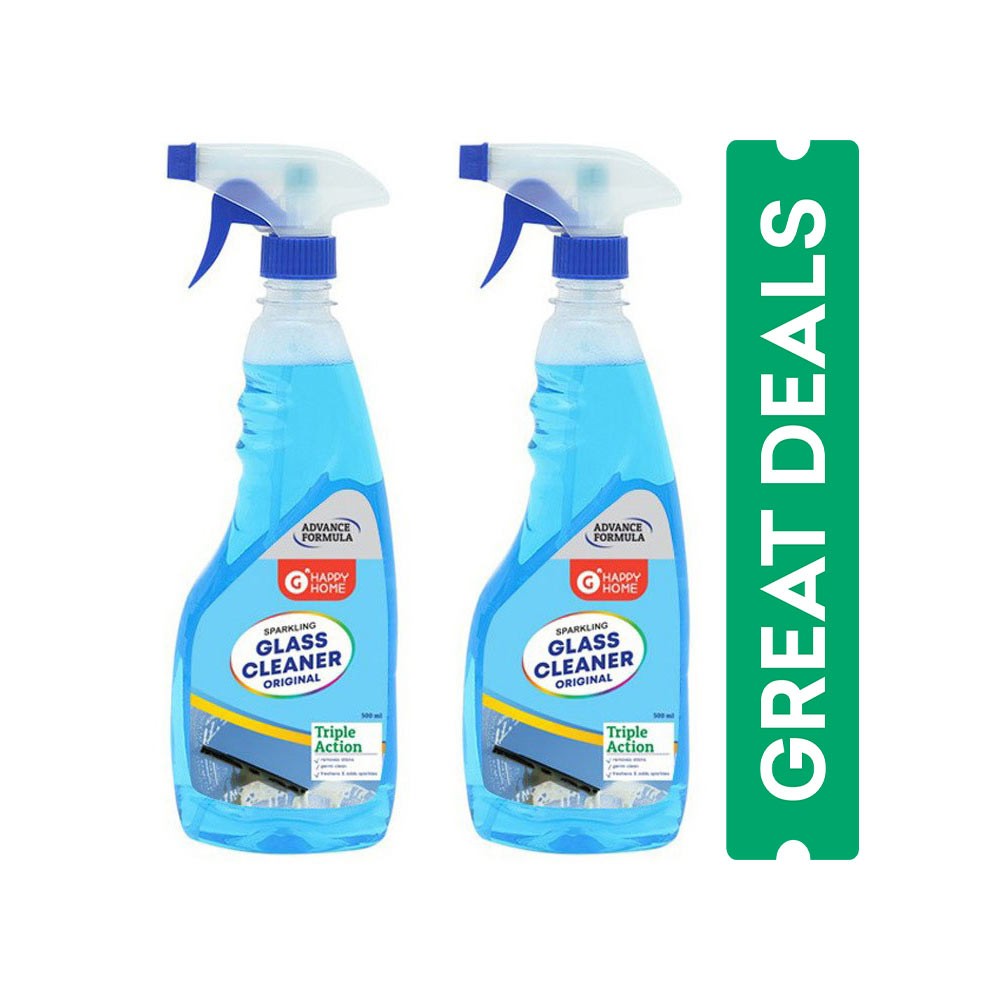 Grocered Happy Home Original Glass Cleaner - Pack of 2