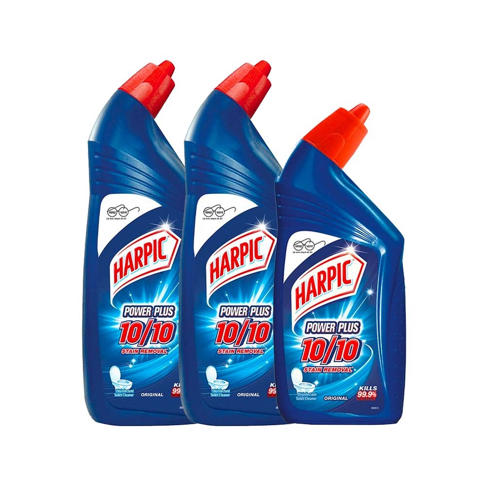 Harpic Power Plus Original Toilet Cleaner (2x1l + 500ml) Combo