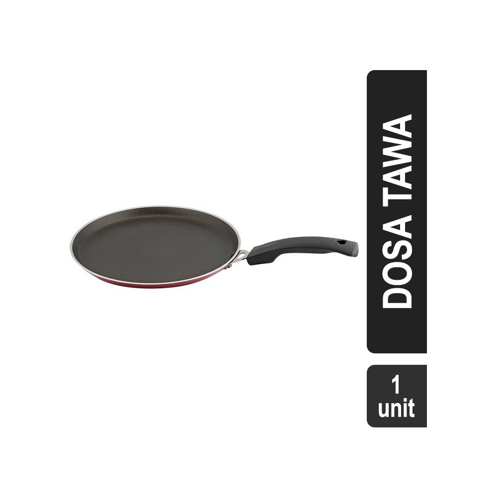 United Ucook Dosa Non-Stick Induction Base Tawa (28 cm, Red)