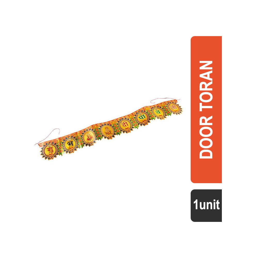 Walton Handmade Subh Labh Decorative Hanging Bandhanwar Door Toran (Multi Colour)