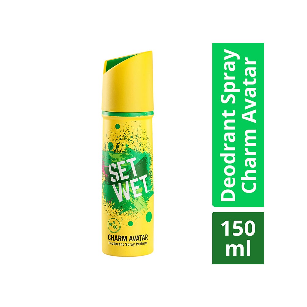 Set Wet Charm Avatar Body Spray Perfume & Men's Deodorant