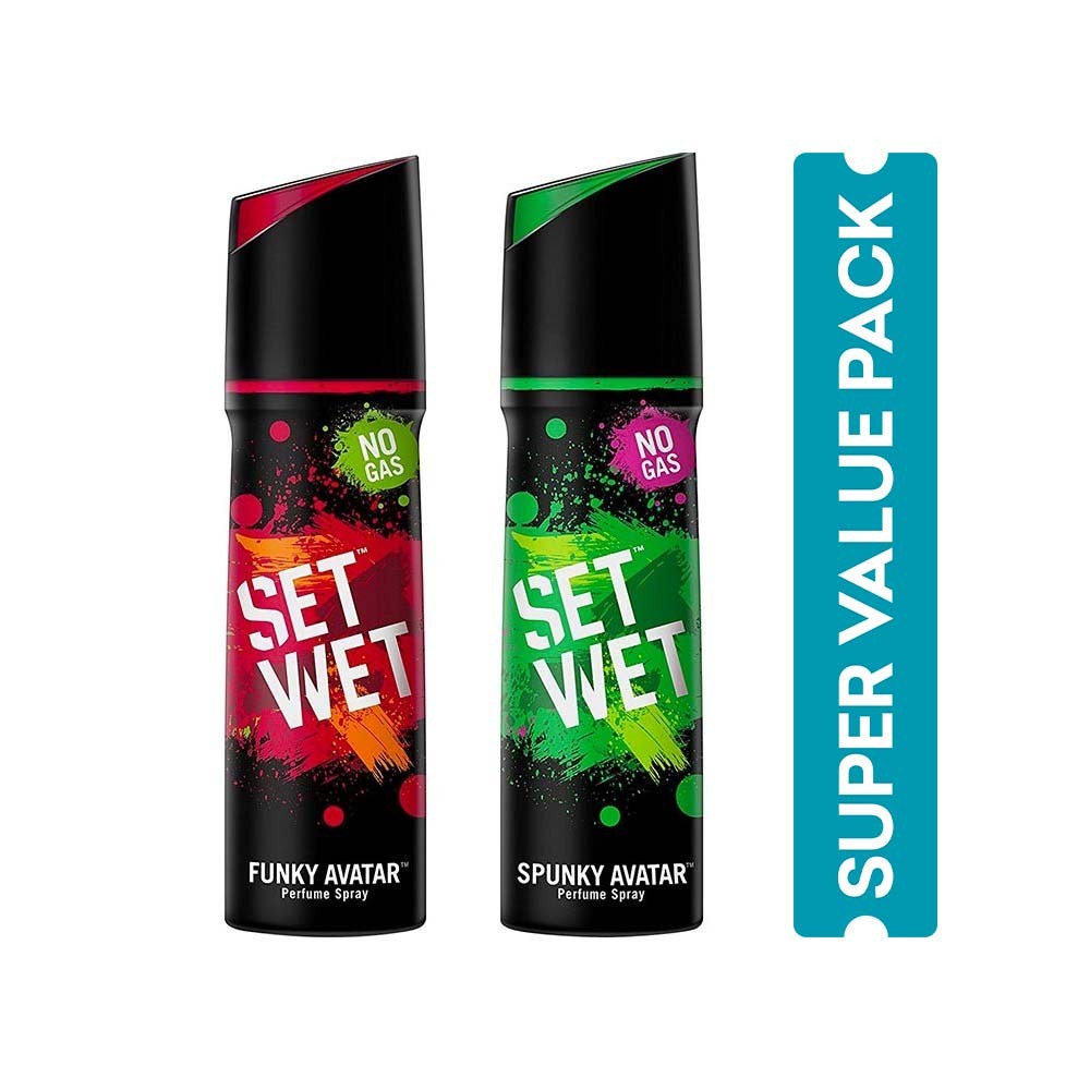 Set Wet Funky Avatar Men's Deodorant + Spunky Avatar Men's Deodorant Combo