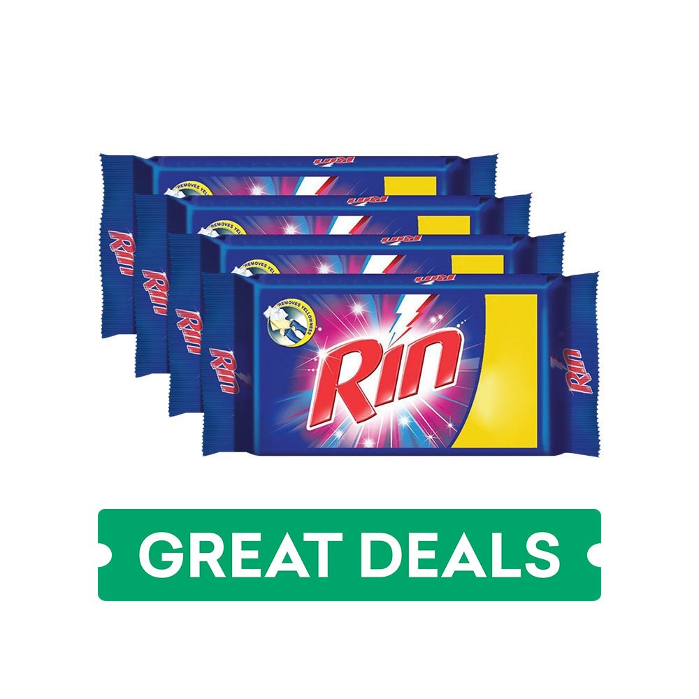 Rin Detergent Bar - Pack of 4