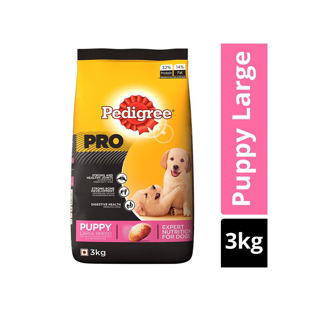 Pedigree Pro Expert Nutrition Large Breed Dry Food (Puppy)