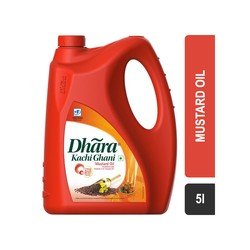 Dhara Kachi Ghani Mustard Oil (Jar)
