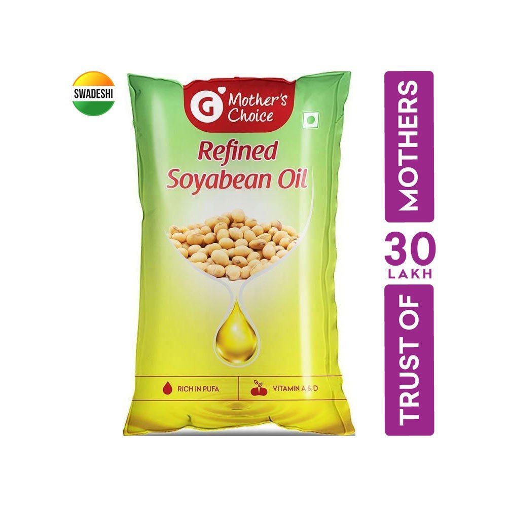 Grocered Mother's Choice Refined Soyabean Oil (Pouch)