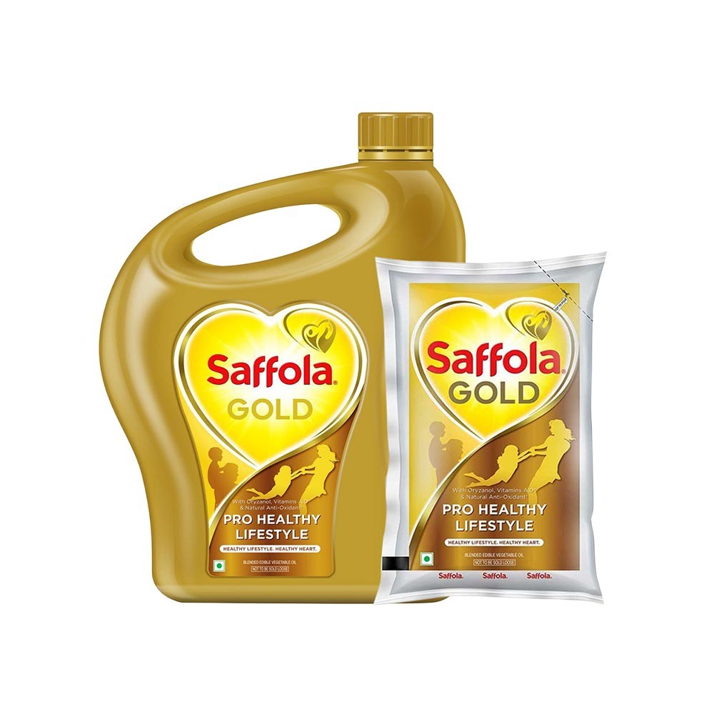 Saffola Gold Pro Healthy Lifestyle Edible Oil (5l + 1l) Combo