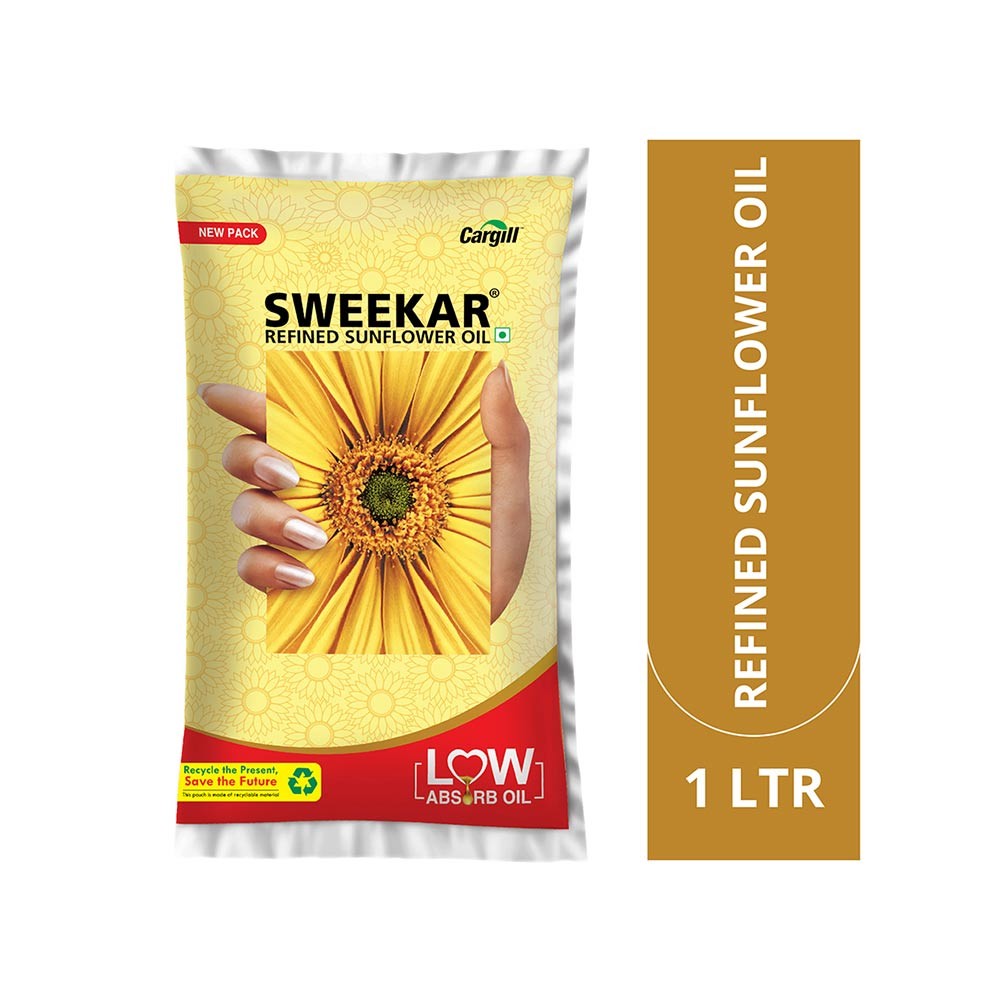 Sweekar Refined Sunflower Oil (Pouch)