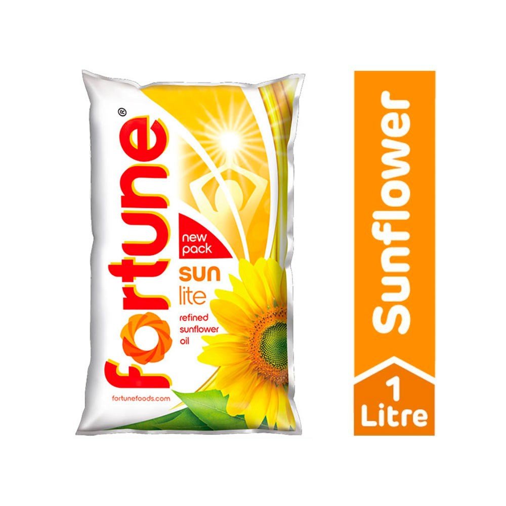 Fortune Sunlite Refined Sunflower Oil (Pouch)