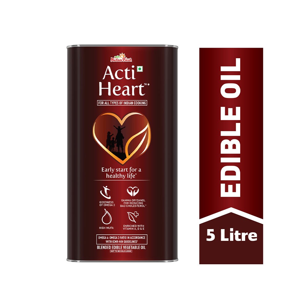 Nature Fresh Acti Heart Blended Cooking Oil (Tin)