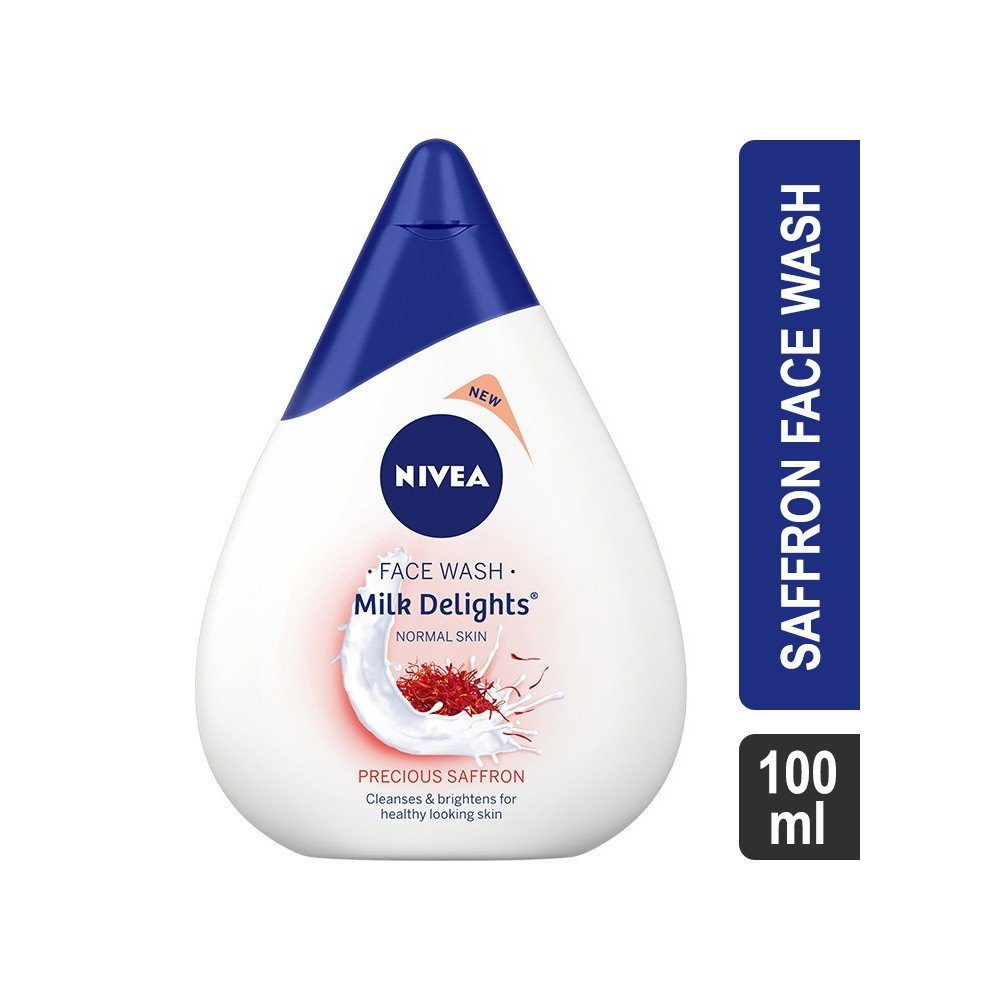Nivea Milk Delights Precious Saffron Face Wash (Normal Skin)