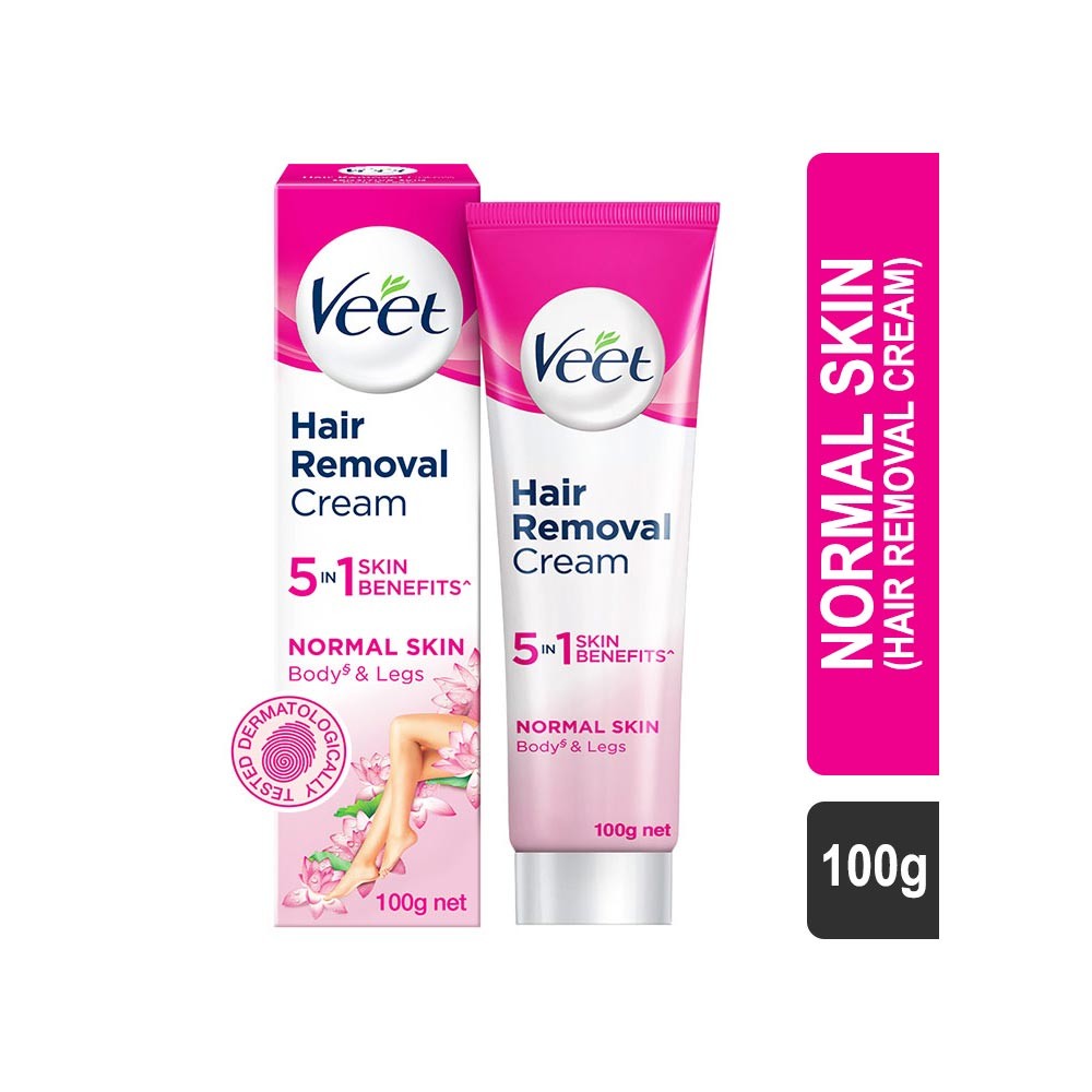 Veet Lotus Milk & Jasmine Fragrance Hair Removal Cream (Normal Skin) - 100 g