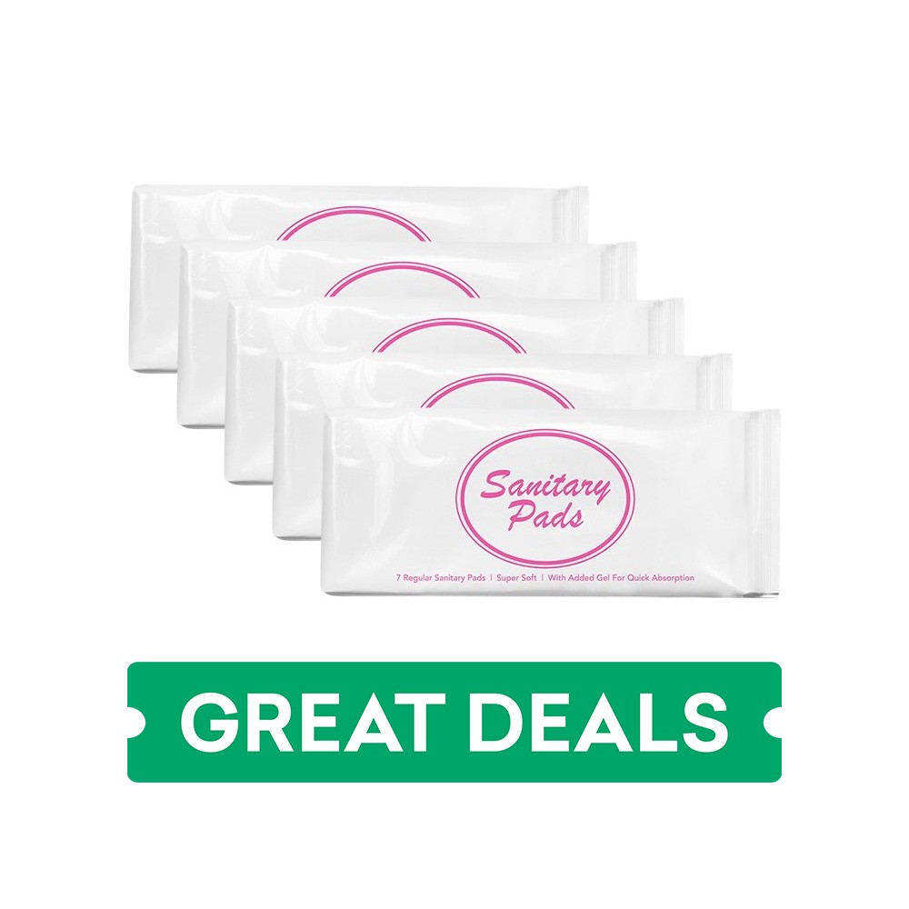 Sanitary Pads (Regular) - Pack of 5