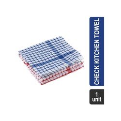 Rise N Shine Terry Mono Check Kitchen Towel (Assorted) - Pack of 3