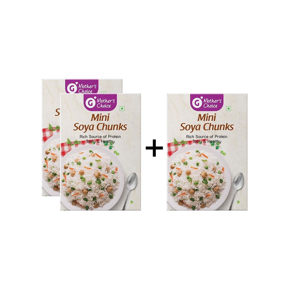 Grocered Mother's Choice Mini Soya Chunks - Buy 2 Get 1 Free