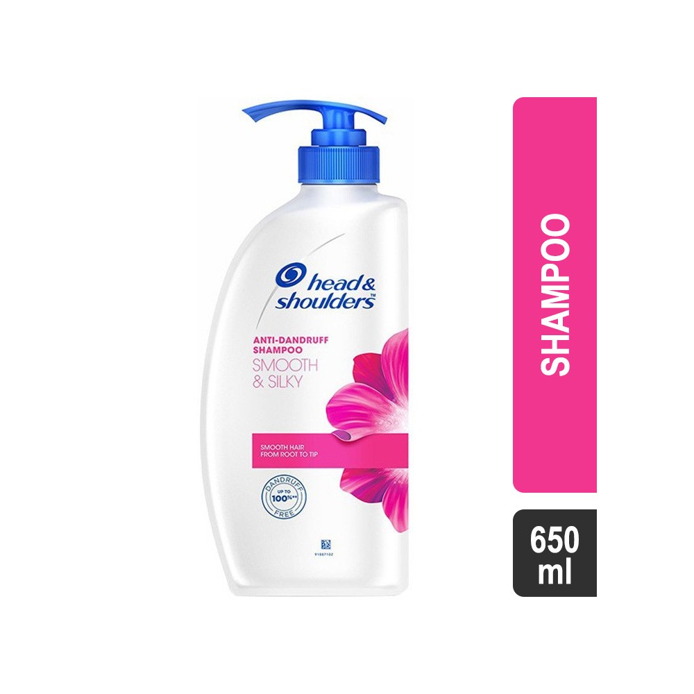 Head & Shoulders Smooth & Silky Anti Dandruff 650 ml Shampoo