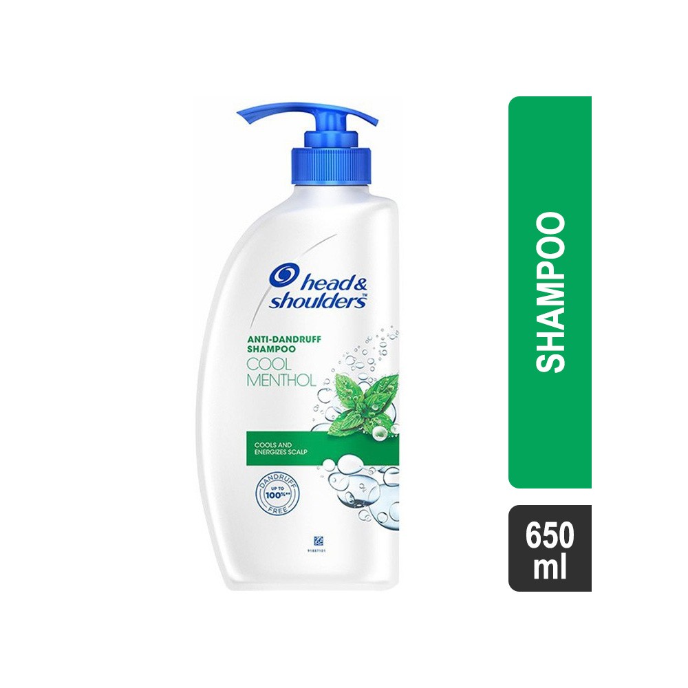 Head & Shoulders Cool Menthol Anti Dandruff 650 ml Shampoo