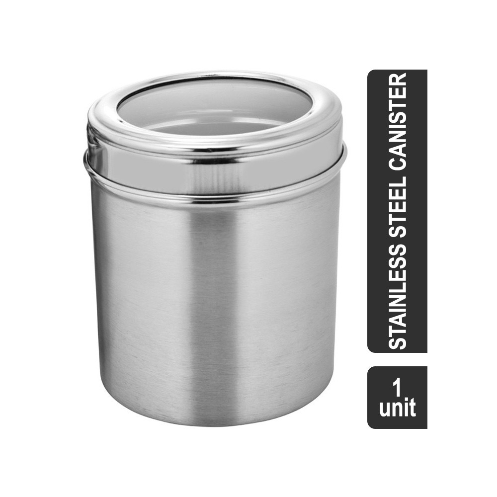 Vinayak VIHPL1021 Stainless Steel Canister (1 lt, Silver)