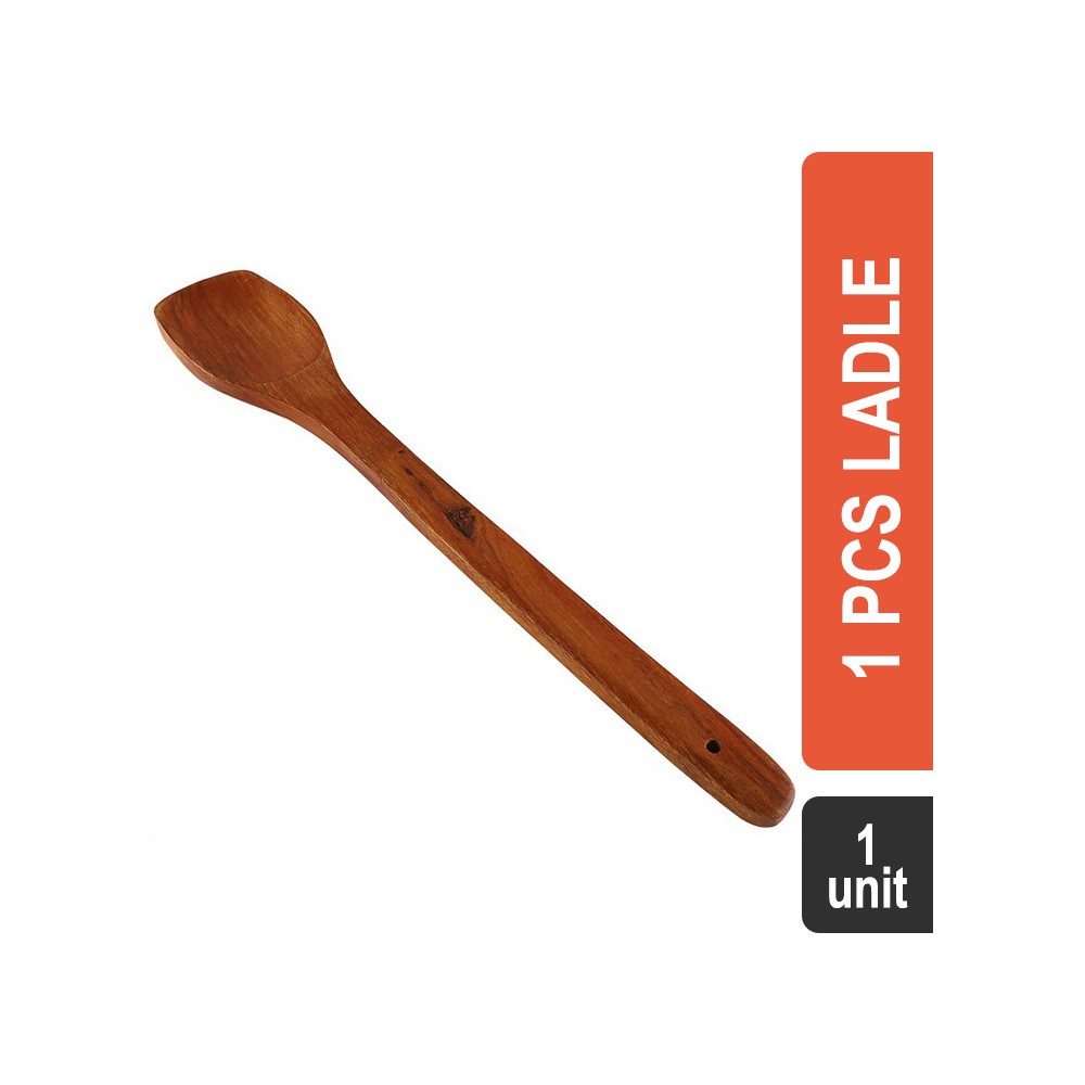 Walton 872 Semi Deep 14 inch Wood 1 Pcs Ladle (Brown)