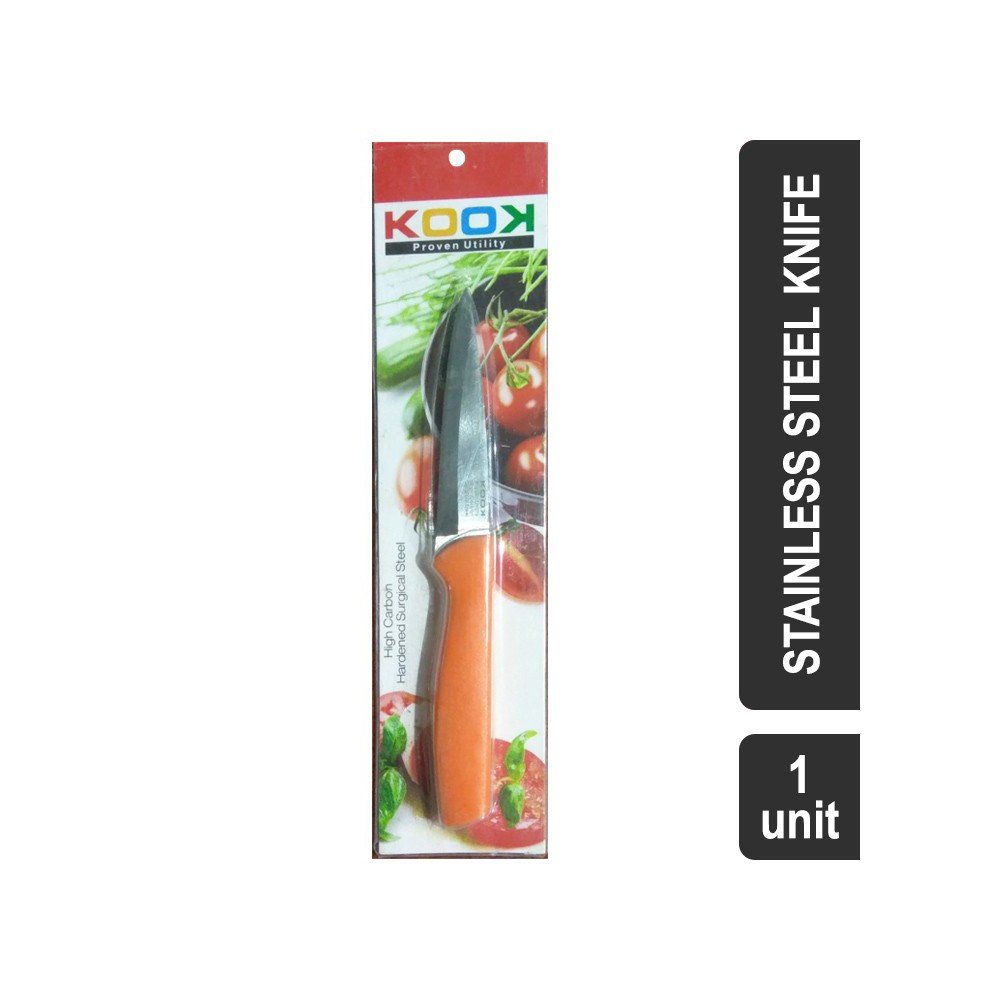 Kook Classy Vegetable Stainless Steel Knife (ASSORTED)