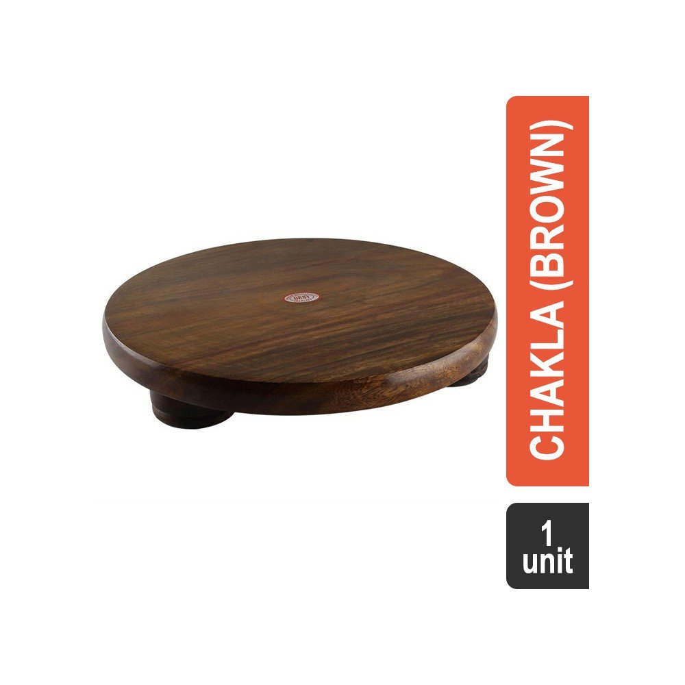 Walton 902 Wood 1 Pcs Chakla (Brown)