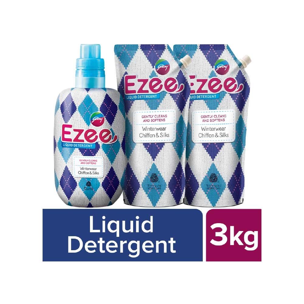 Ezee Liquid Detergent (Bottle + Refills)