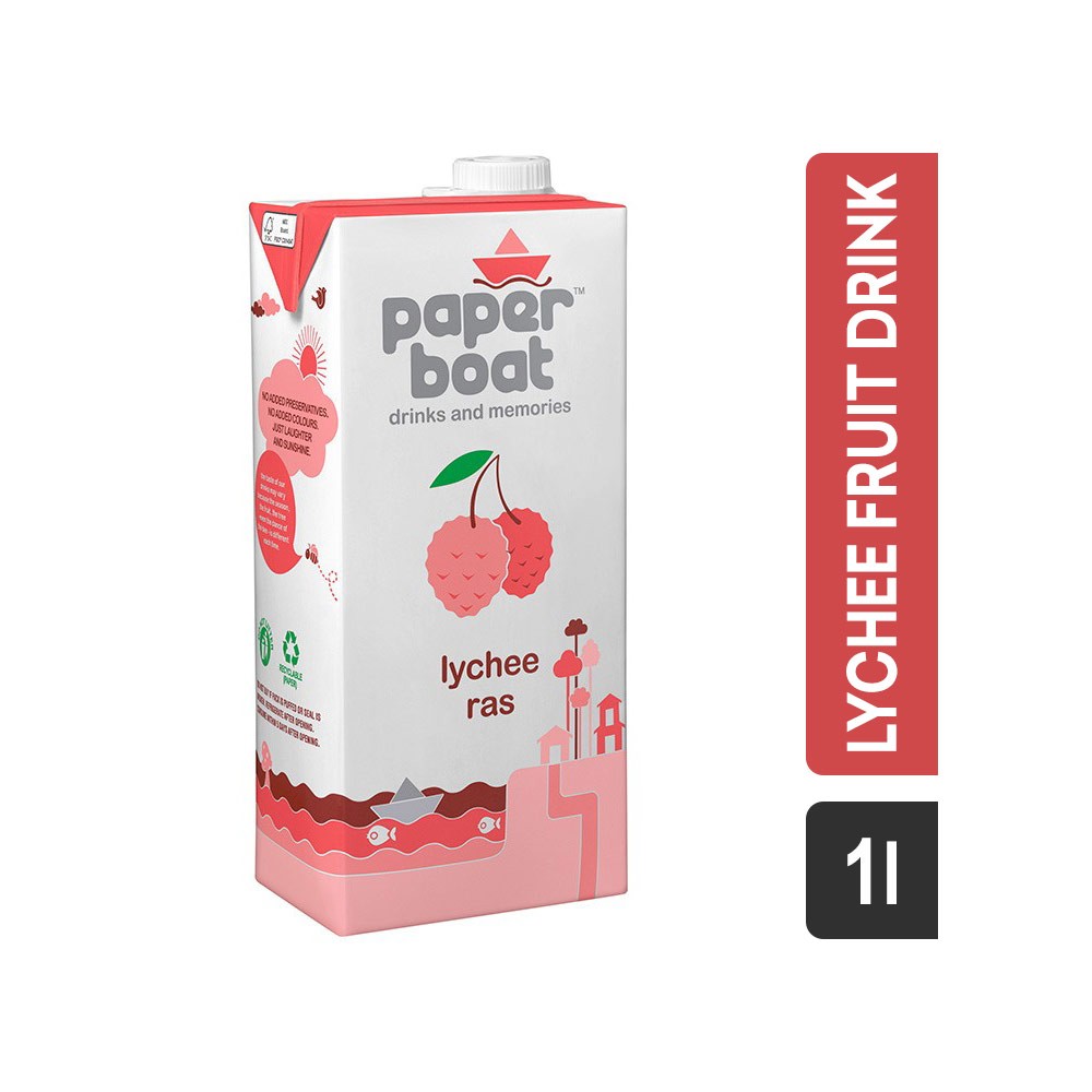 Paper Boat Lychee Fruit Drink