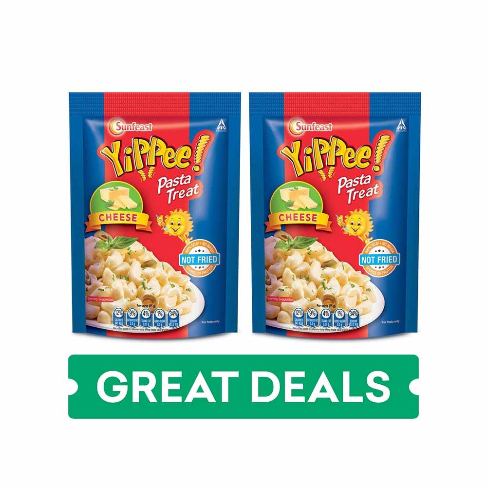 Sunfeast Pasta Treat Cheese Instant Pasta - Pack of 2