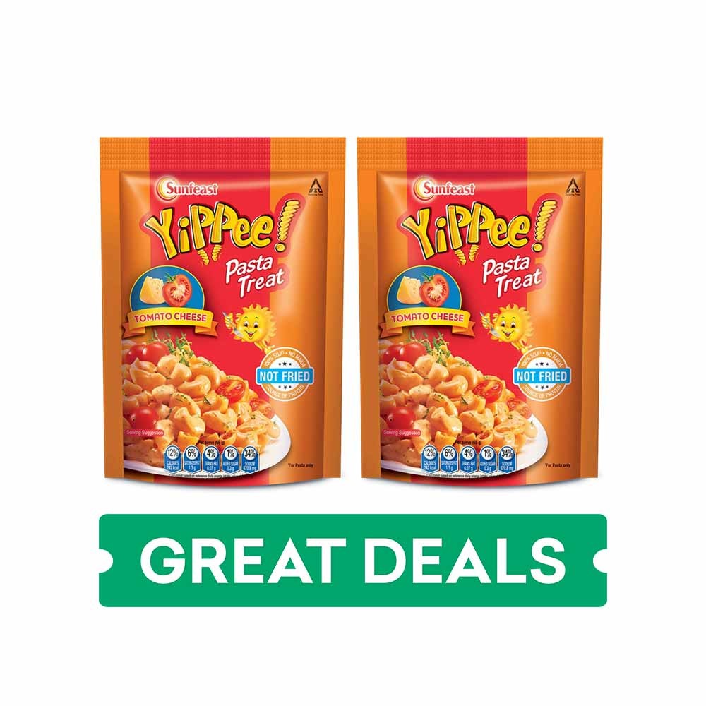 Sunfeast Pasta Treat Tomato Cheese Instant Pasta - Pack of 2