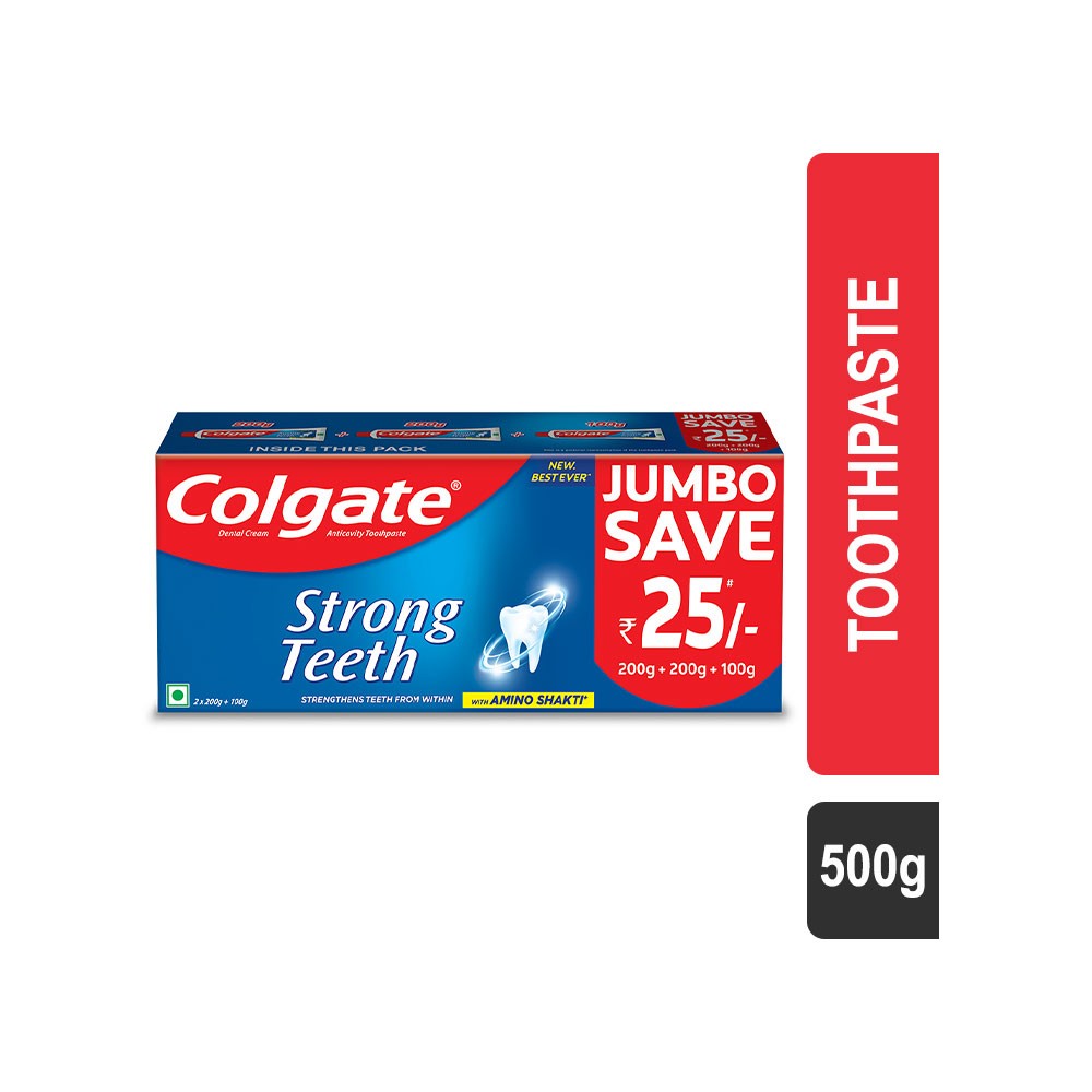 Colgate Strong Teeth Anticavity with Amino Shakti Toothpaste