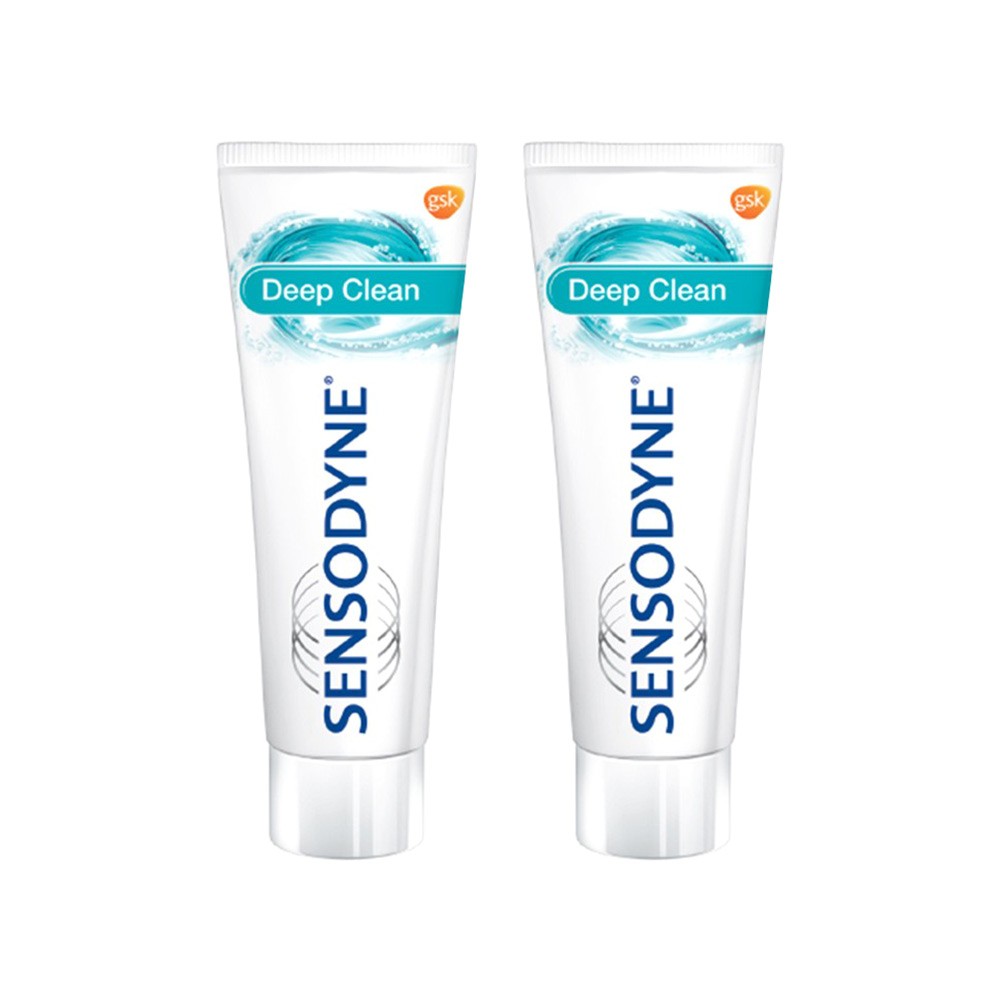 Sensodyne Deep Clean Sensitive Toothpaste - Pack of 2